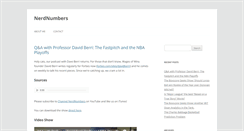 Desktop Screenshot of nerdnumbers.com